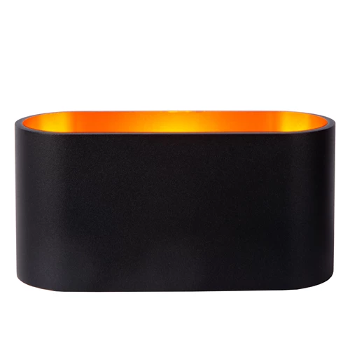 Lucide XERA - Lámpara de pared - 1xG9 - Negro - detalle 1